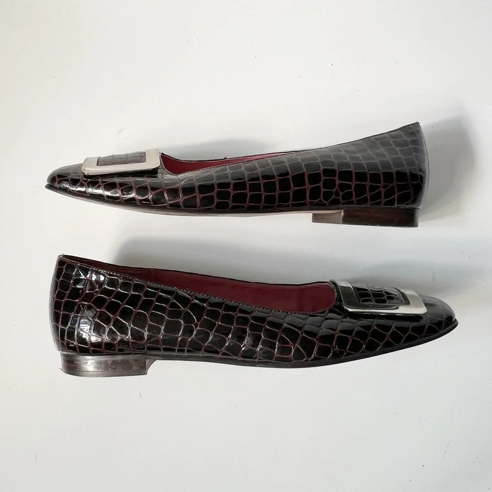 Sam & Libby croc embossed
